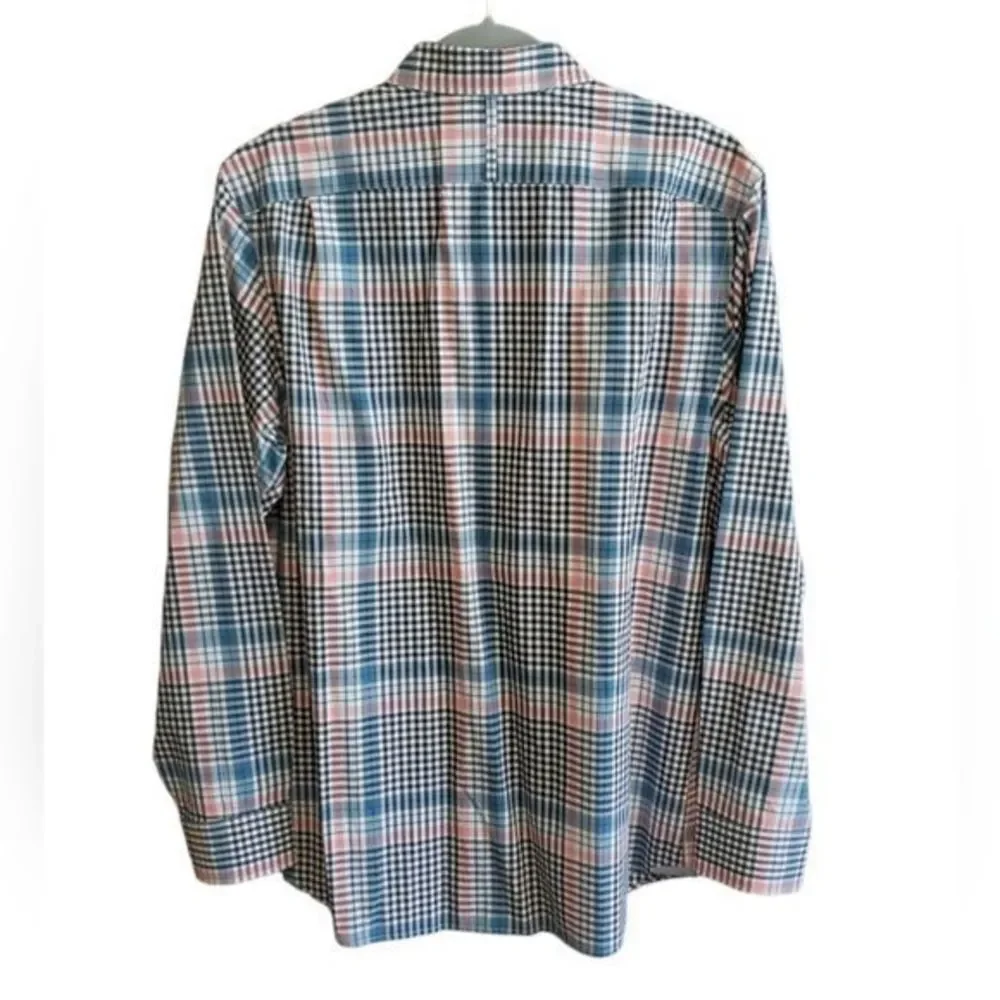 Banana Republic‎ Men's Button-up Plaid Shirt Size Large